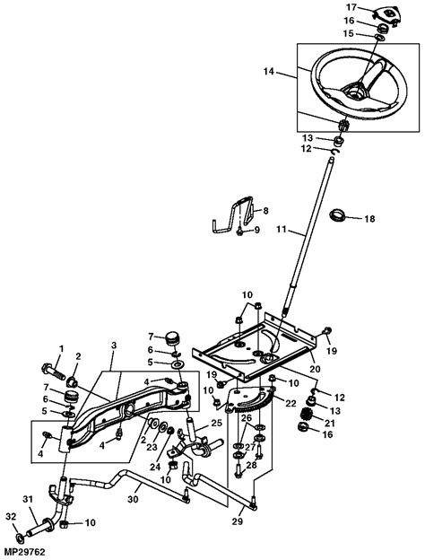 john deere la parts diagram